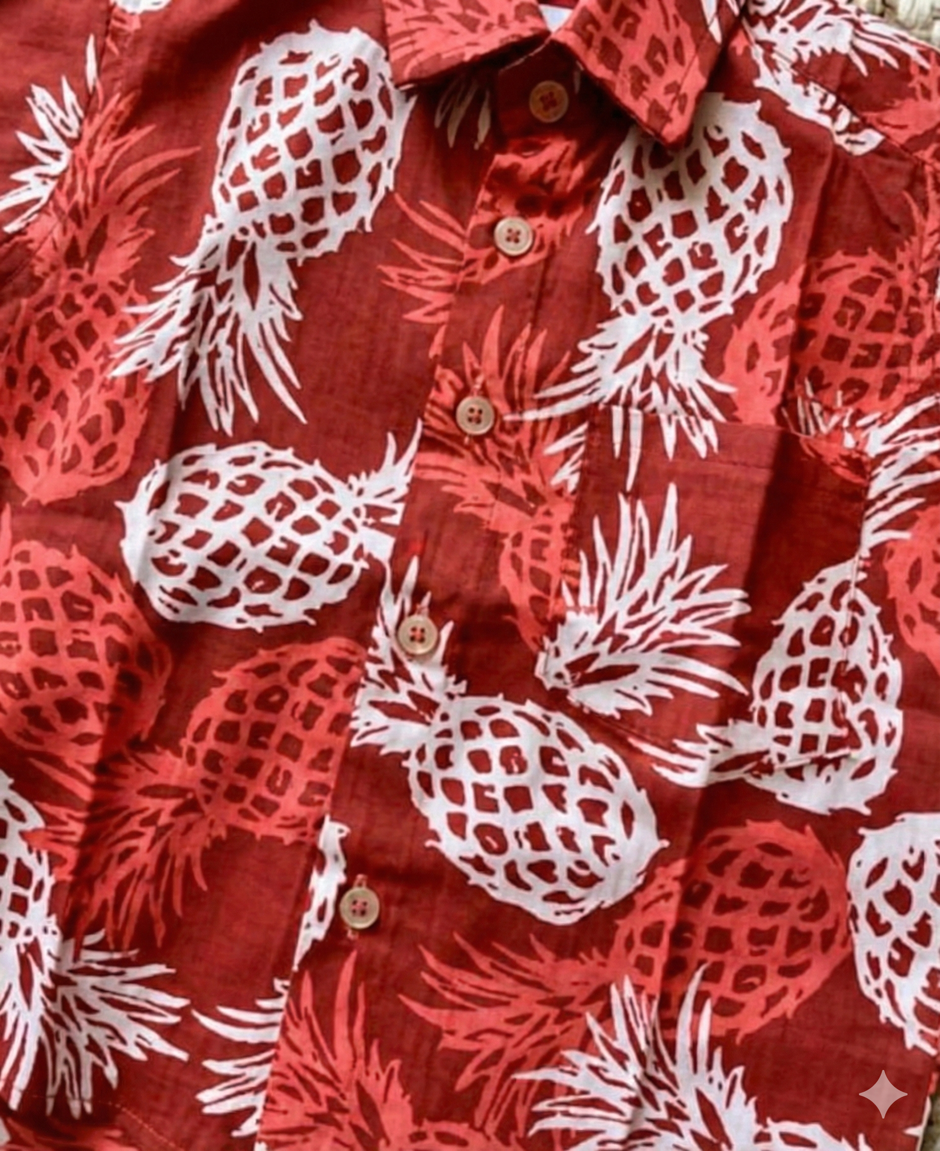 Mahroon pineapple coord set - Image 4