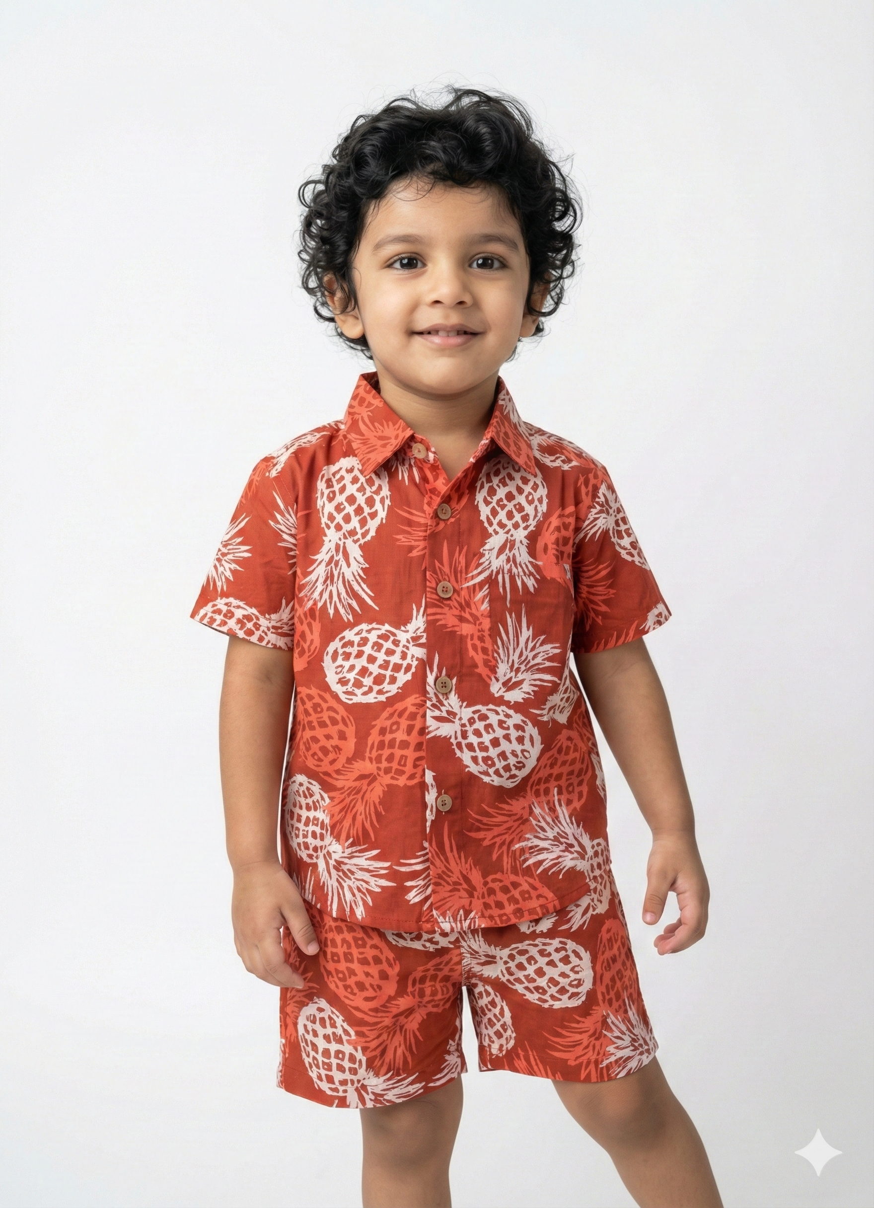 Mahroon pineapple coord set - Image 2