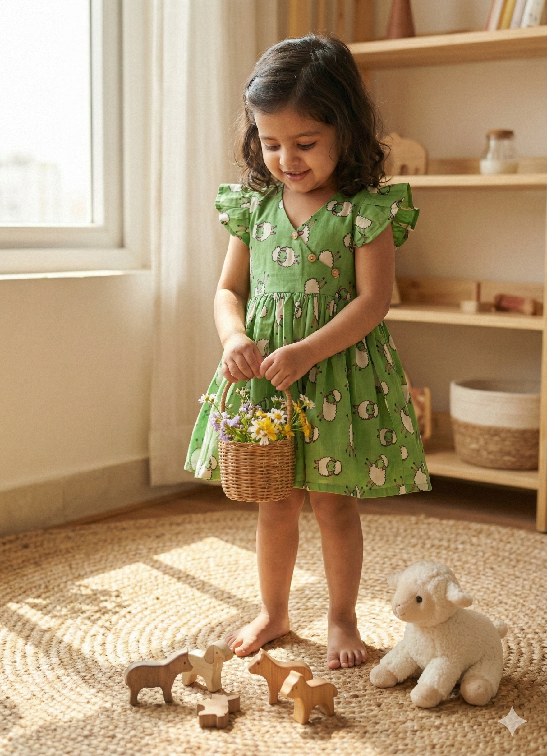 Green Sheep Frock - Image 2