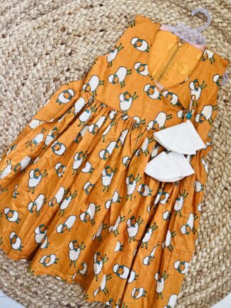 Orange Ship Frock
