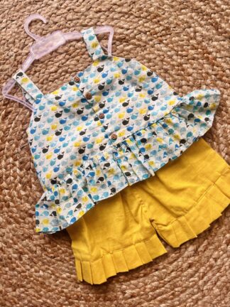 Whale Print Short Set