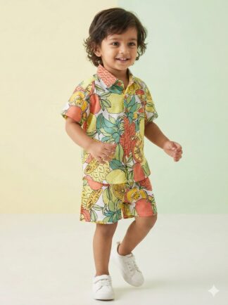 Fruit print coord set