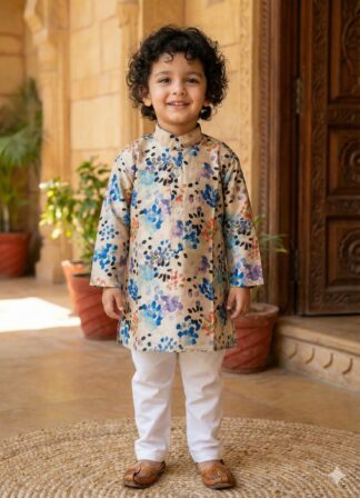 Water color dream silk kurta pyjama