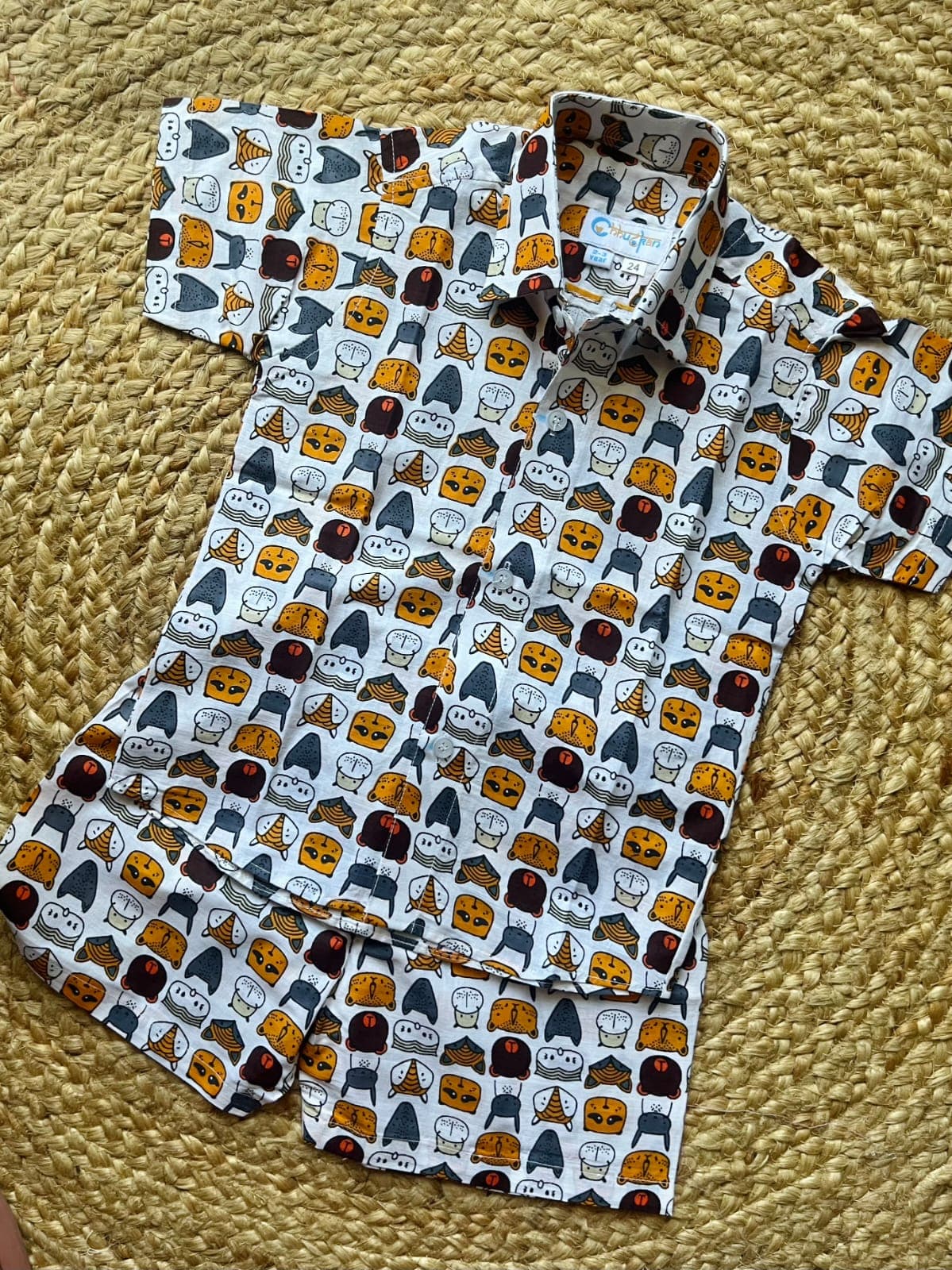 Animal mask print coord set - Image 3