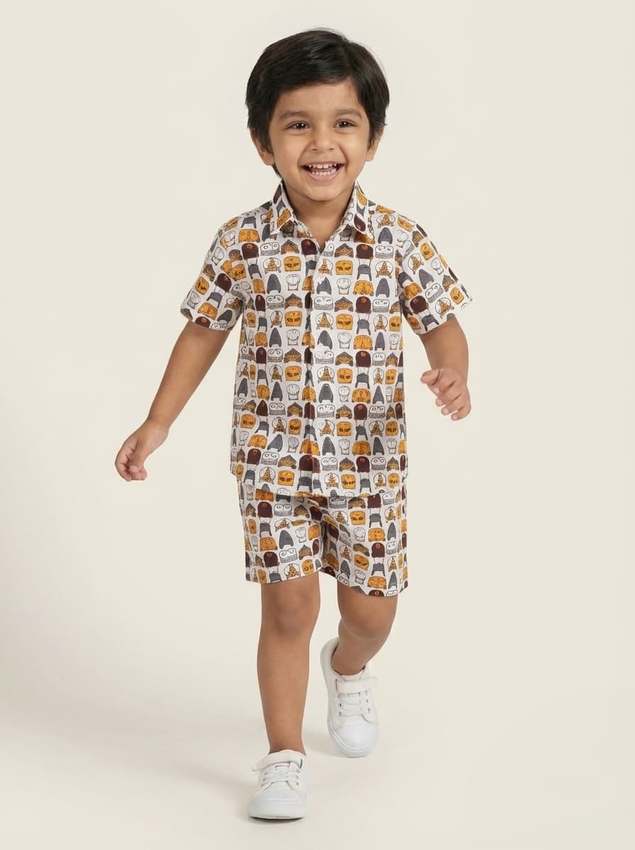 Animal mask print coord set - Image 2