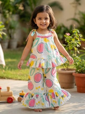 Summer punch frill set