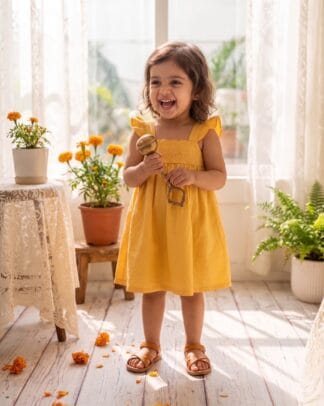 Yellow sunshine frock