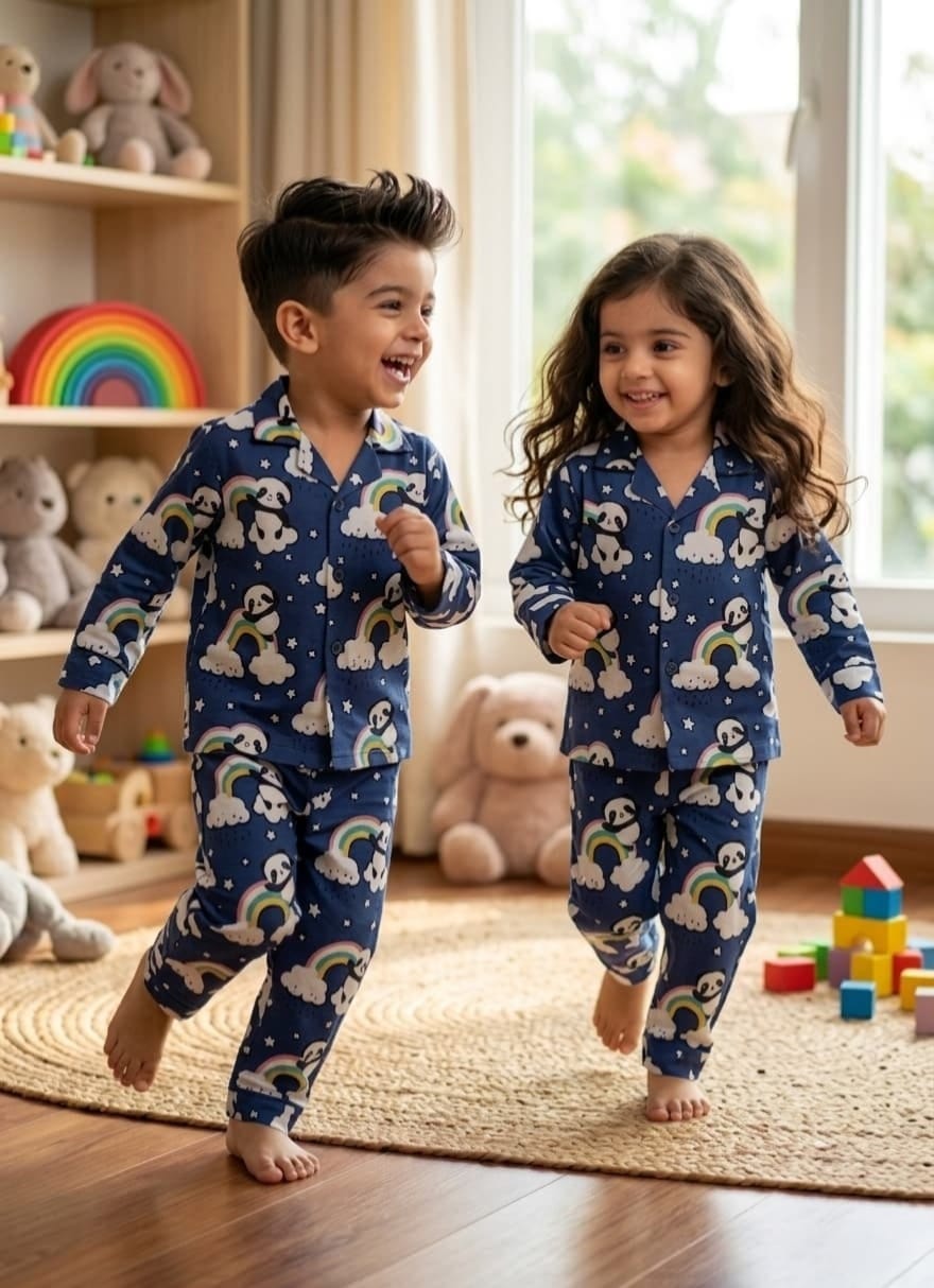 Panda paradise night suit