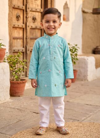 Little mist bloom kurta pyjama set